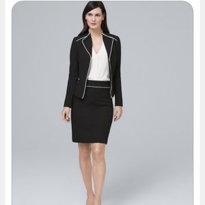 Two piece suit and blouse